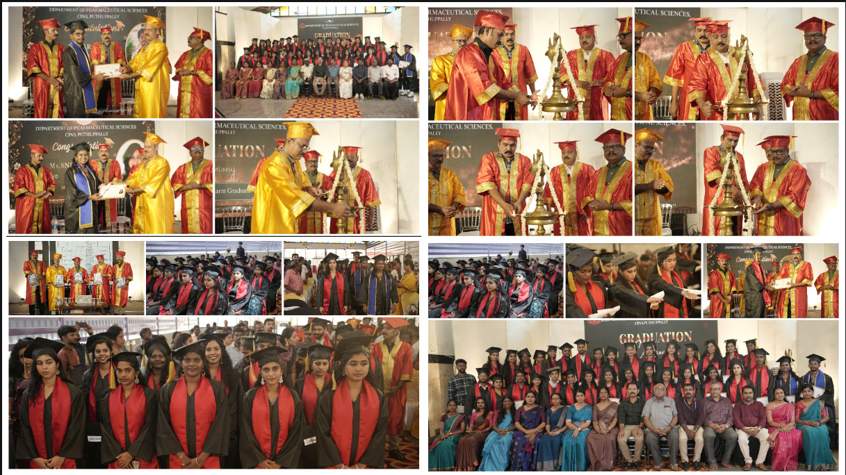 The Department of Pharmaceutical Sciences, CPAS Puthuppally proudly celebrated its 29th Graduation Ceremony 🎓✨